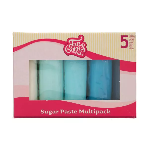 Sugar Paste Multipack Blue Colour Palette