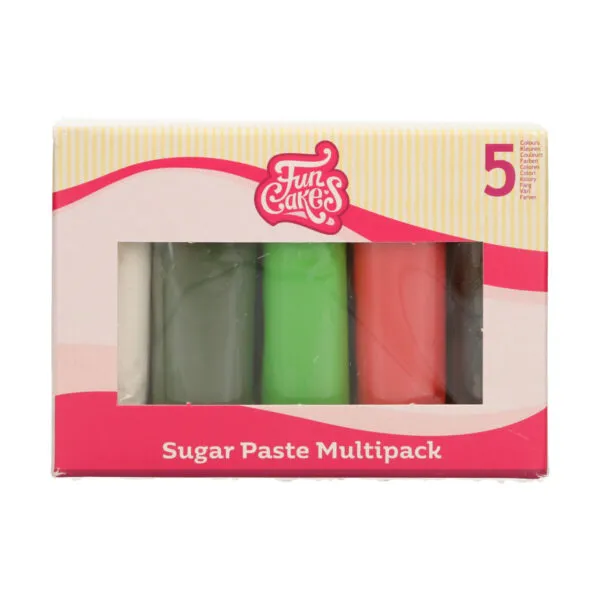 Sugar Paste Multipack Christmas