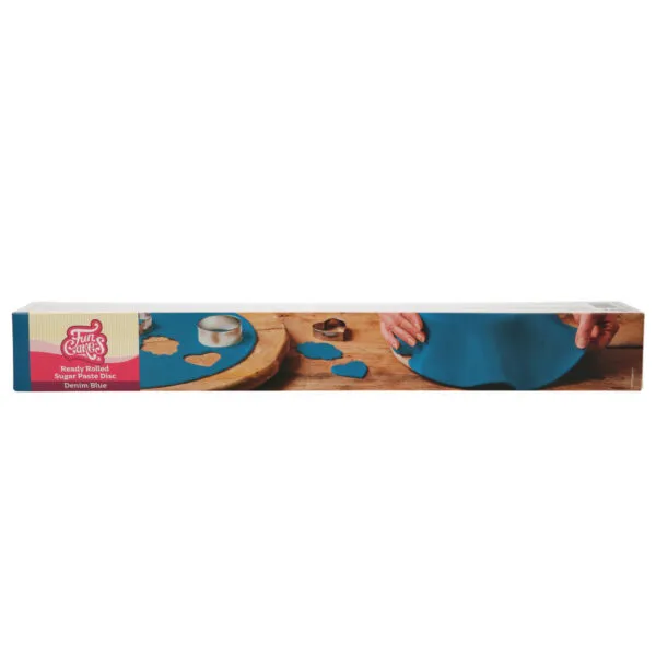 Pâte à Sucre Étalée Denim Blue