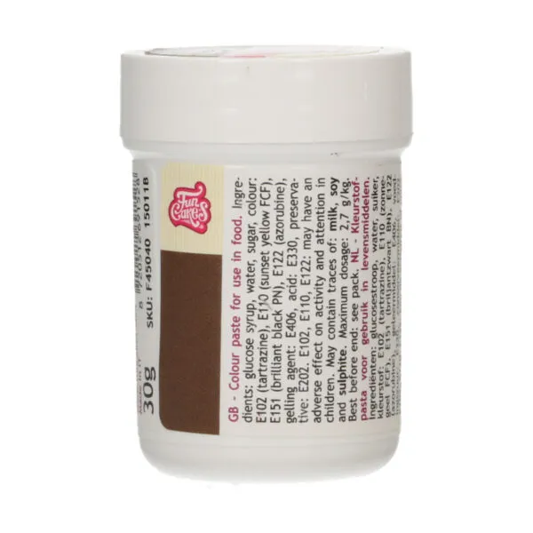 Food Colour Paste Dark Brown