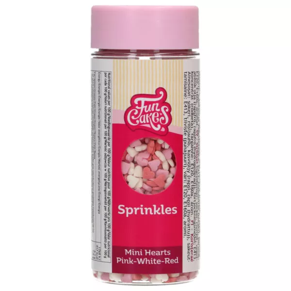 Mini Hartjes Roze/Wit/Rood