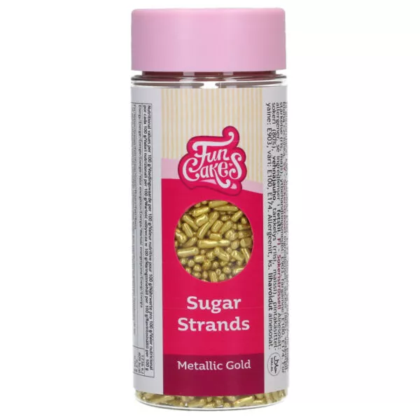 Sugar Strands Metallic Gold