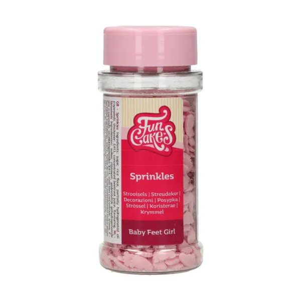 Confetti Babyvoetjes Roze
