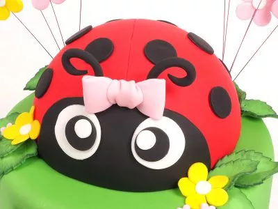 FunCakes Recept Lieveheersbeestje Taart