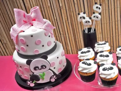 FunCakes Recept Pink Panda Taart
