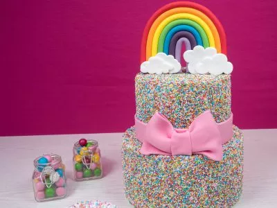FunCakes Recept Regenboog Taart