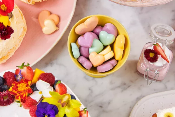 Candy hearts from Deco Melts