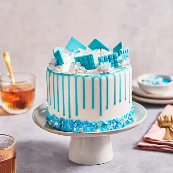 Cake Drip Blue Clair