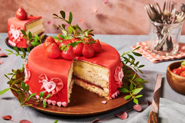 Loving Fondant Cake