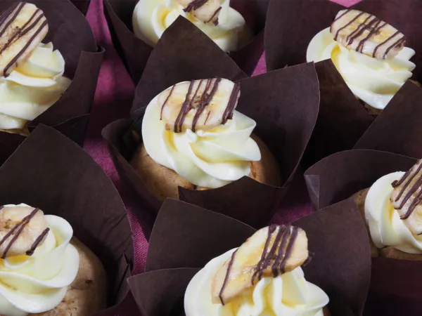 Pindakaas banaan muffins