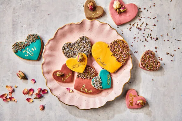Fondant Valentijnskoekjes