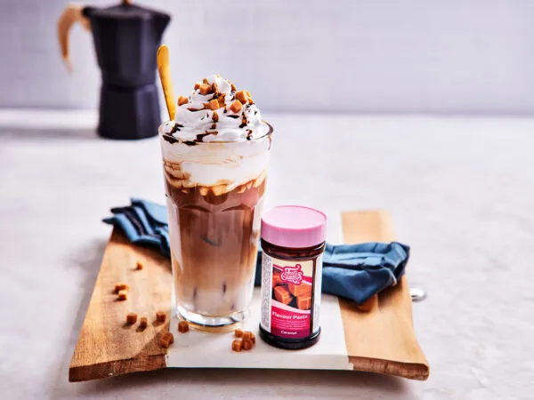 Iced latte caramel