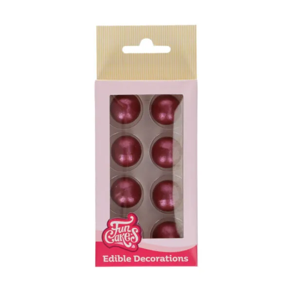 Bolas de Chocolate Rojo