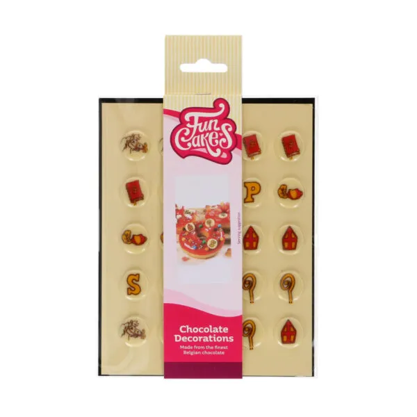Schokoladendekorationen Nikolaus 2 cm