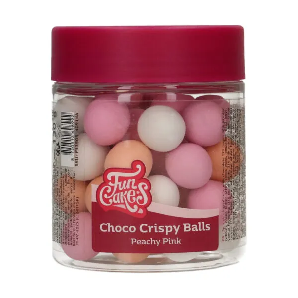 Choco Crispy Ballen Peachy Pink