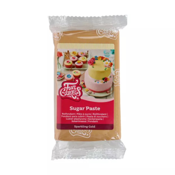 Rollfondant Sparkling Gold