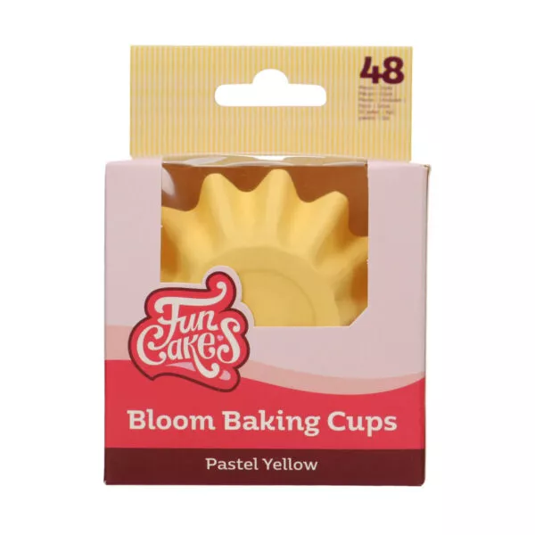 Caissettes à Cupcake Bloom Jaune Pastel