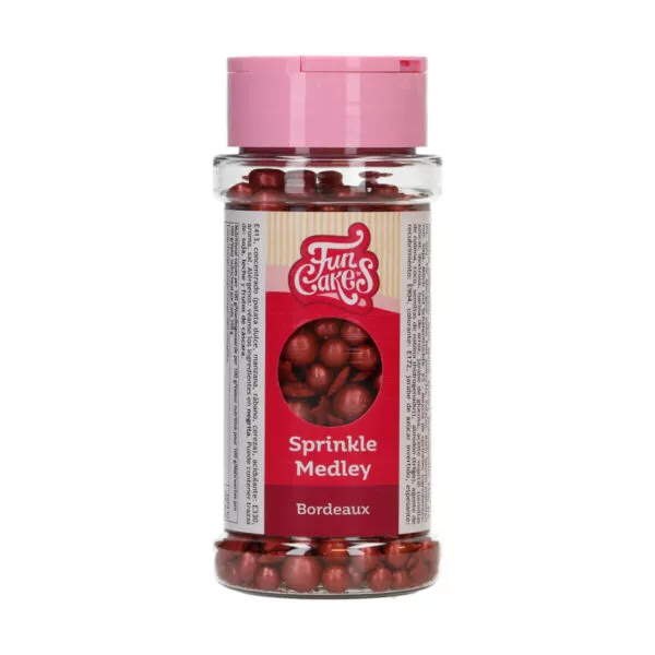 Candy Choco Pearls Medium Bordeaux