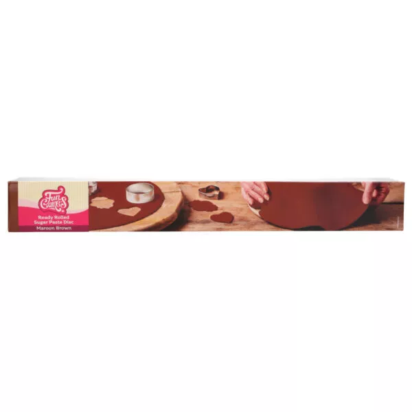 Pâte à Sucre Étalée Maroon Brown