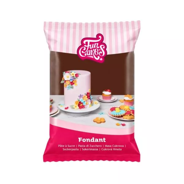 Fondant Maroon Brown