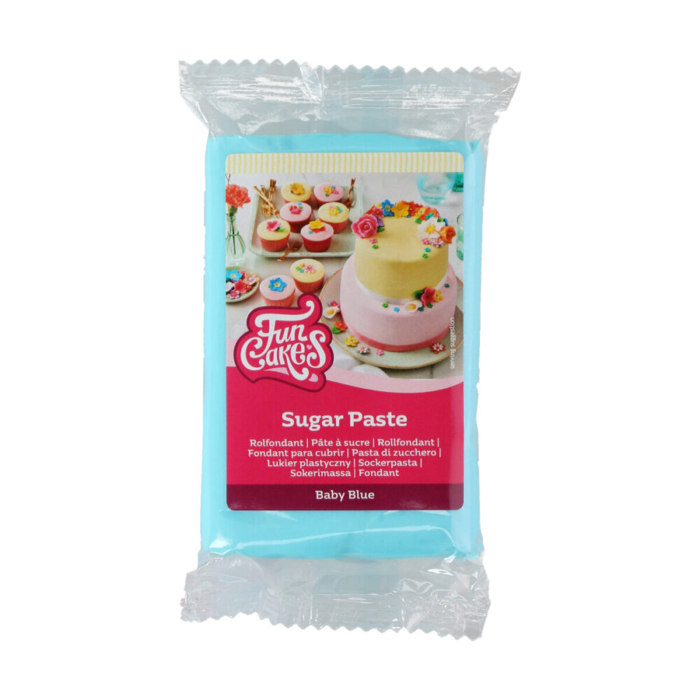 F20210 FunCakes Sugar Paste Baby Blue 250g