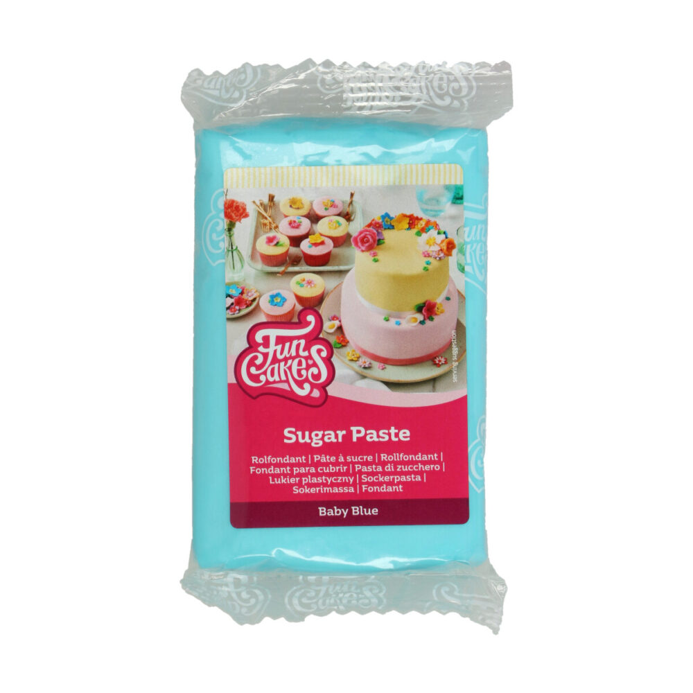 F20210 FunCakes Sugar Paste Baby Blue 250g 2 Rolfondant Baby Blue