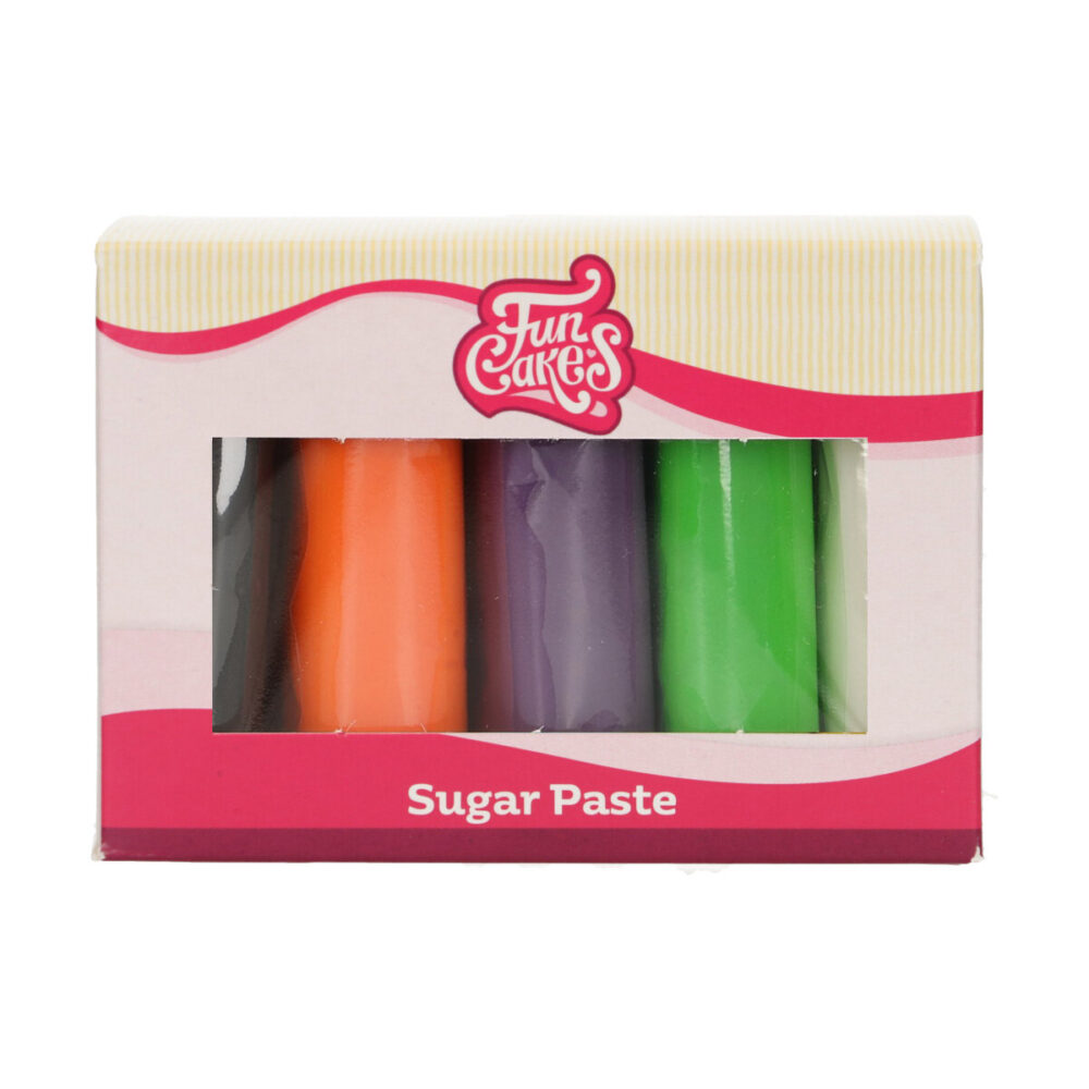 F20385 FunCakes Fondant Multipack Halloween Sugar Paste Multipack Halloween