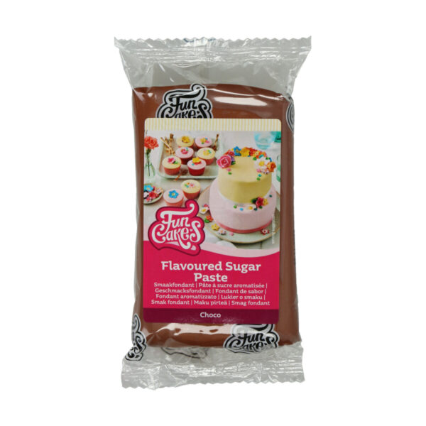 F20430 FunCakes Flavoured Sugar Paste Choco 250g