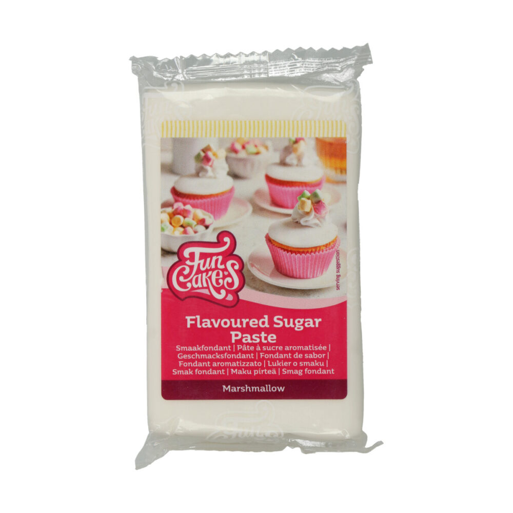 F20440 FunCakes Flavoured Sugar Paste Marshmallow Smaakfondant Marshmallow