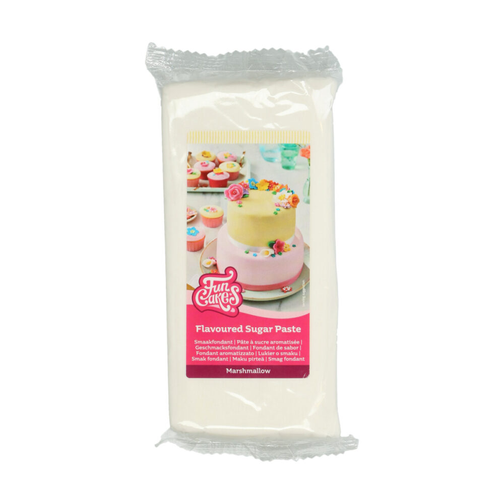 F20445 FunCakes Flavoured Sugar Paste Marshmallow 1kg