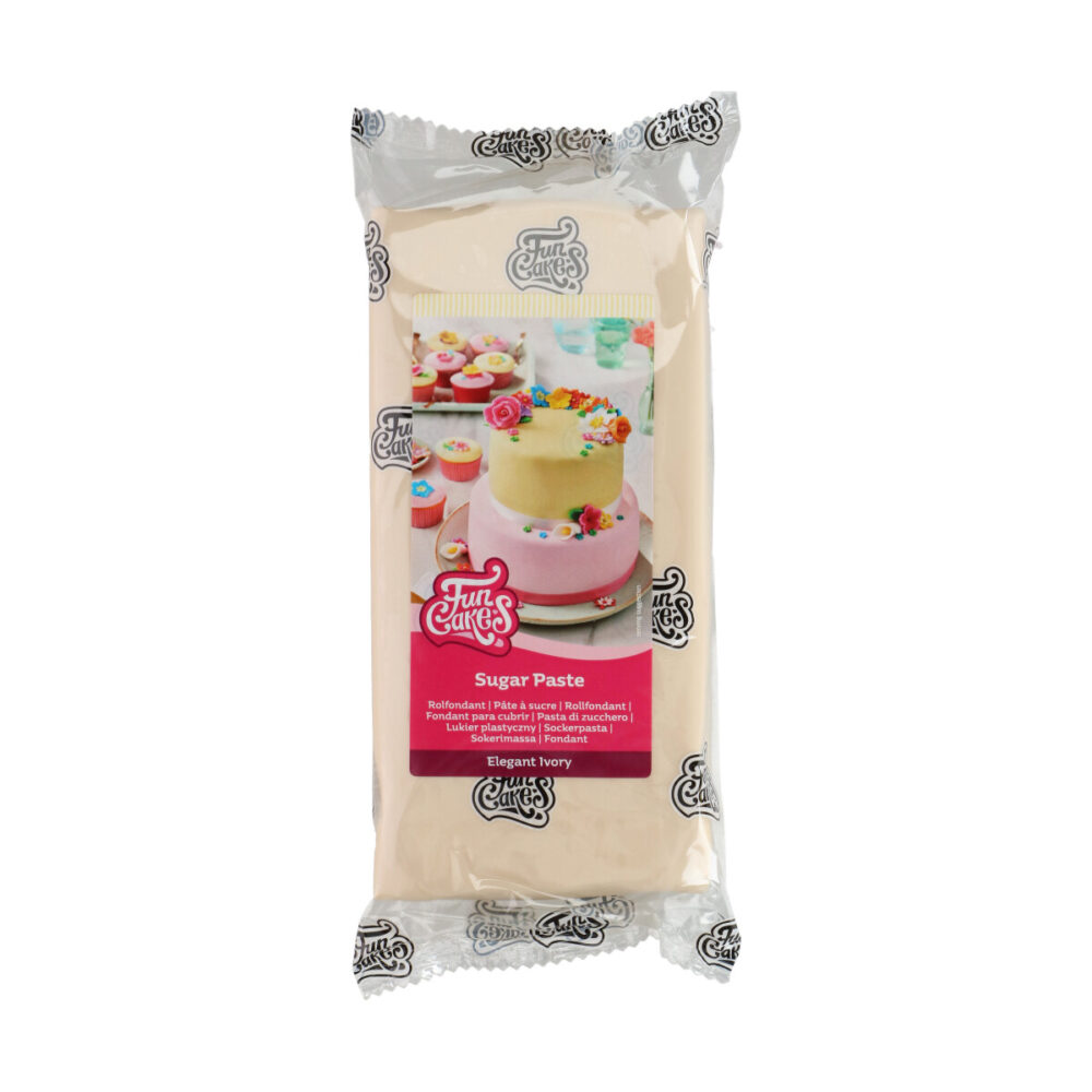 F20505 FunCakes Sugar Paste Elegant Ivory 1kg