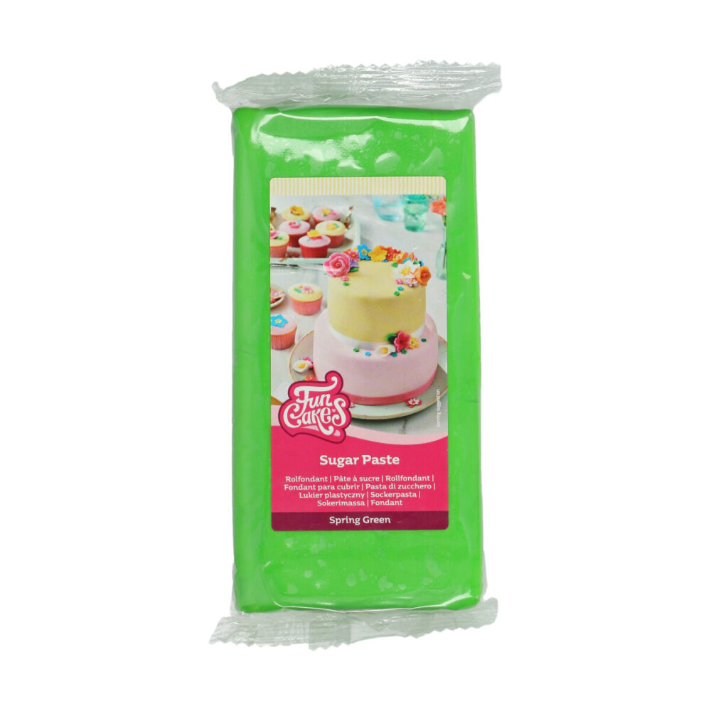 F20515 FunCakes Sugar Paste Spring Green 1kg
