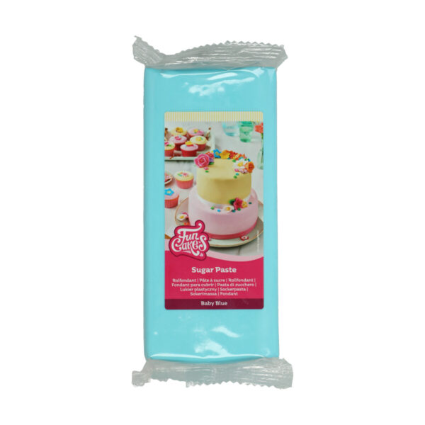 F20550 FunCakes Sugar Paste Baby Blue 1kg