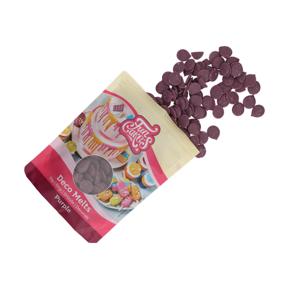 F25145 FunCakes Deco Melts Purple 250g Melts