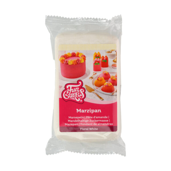 F28105 FunCakes Marzipan Floral White 250g