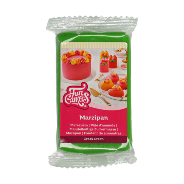 F28115 FunCakes Marzipan Grass Green 250g