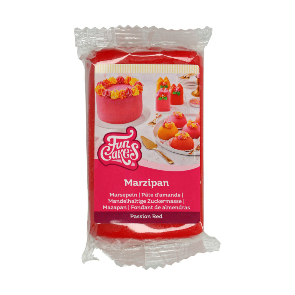 F28120 FunCakes Marzipan Passion Red 250g
