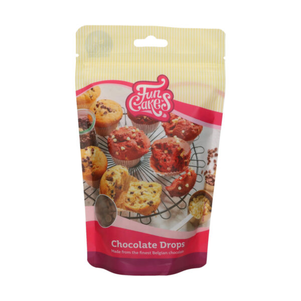 F30125 FunCakes Chocolate Drops Milk 350g
