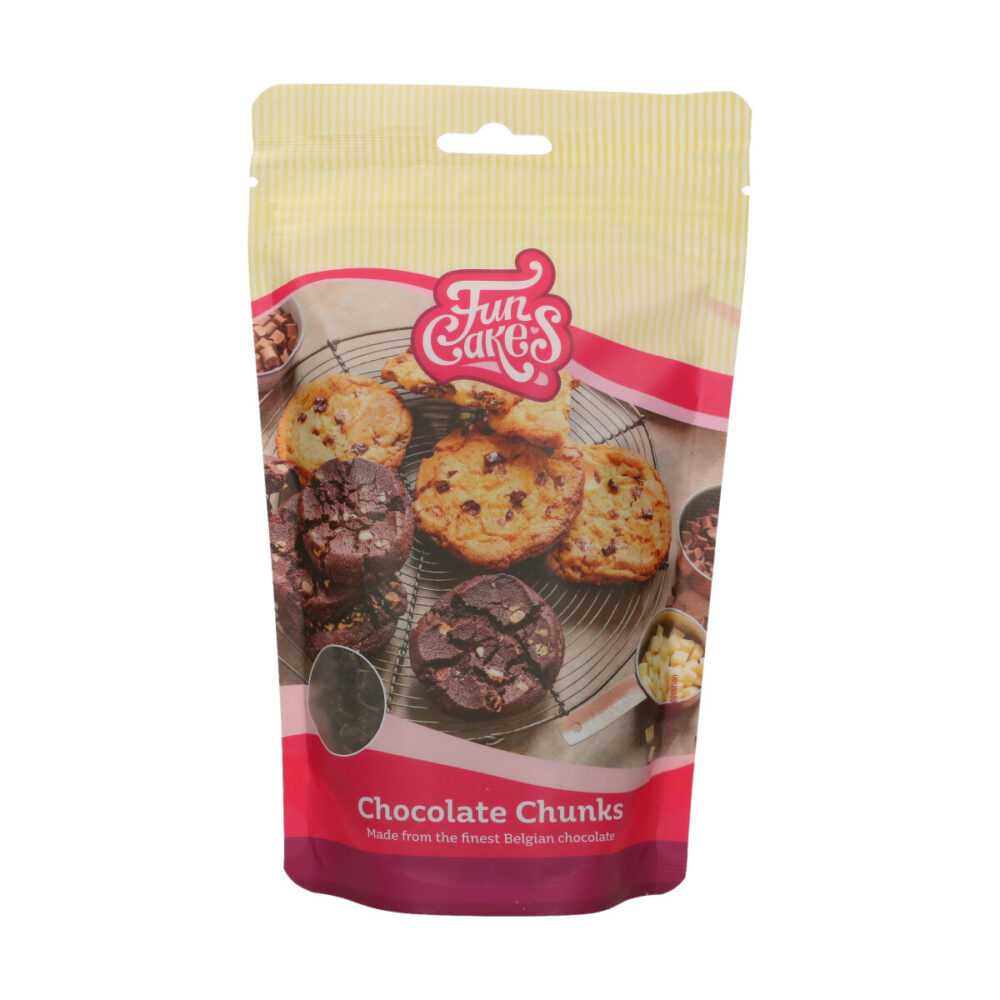 F30135 FunCakes Chocolate Chunks Dark 350g