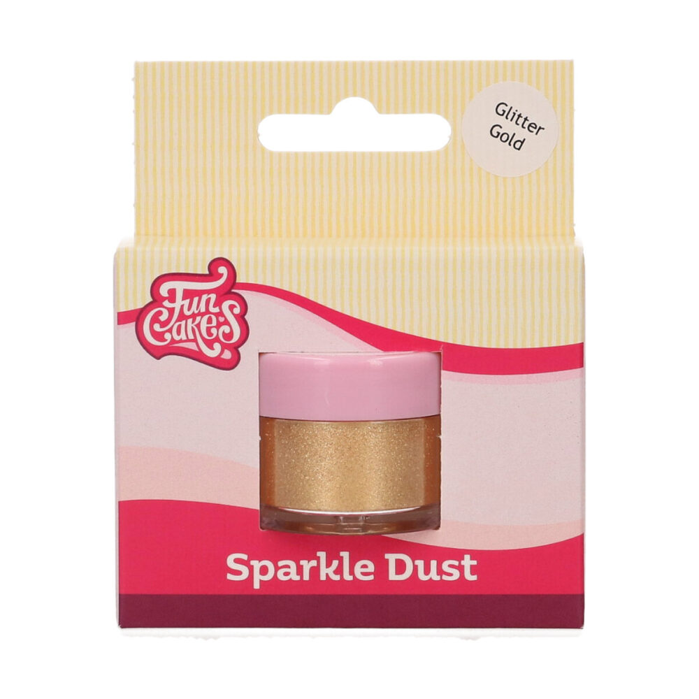 F41000 FunCakes Sparkle Dust Glitter Gold B Sparkle Dust Glitter Gold