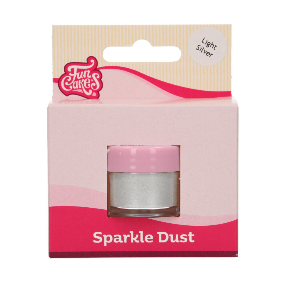 F41005 FunCakes Sparkle Dust Light Silver