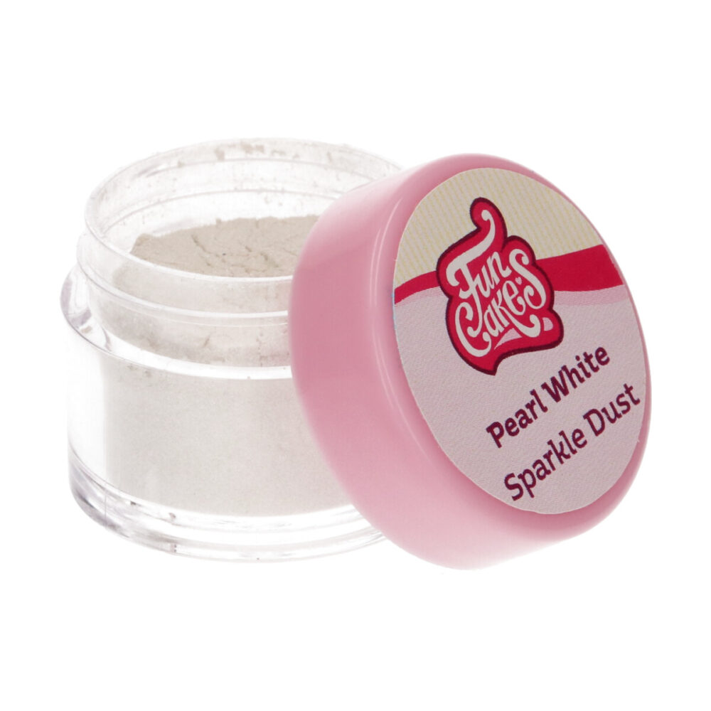 F41010 FunCakes Sparkle Dust Pearl White Jar