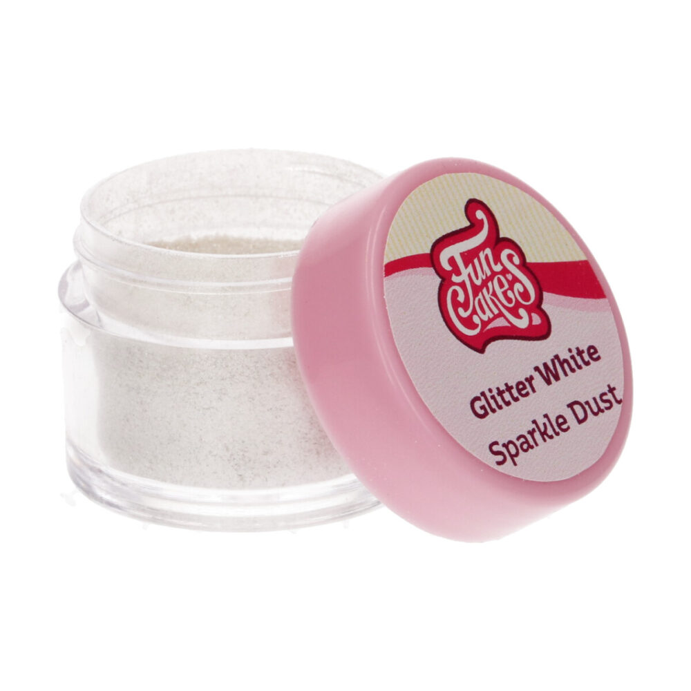 F41015 FunCakes Sparkle Dust Glitter White Pot