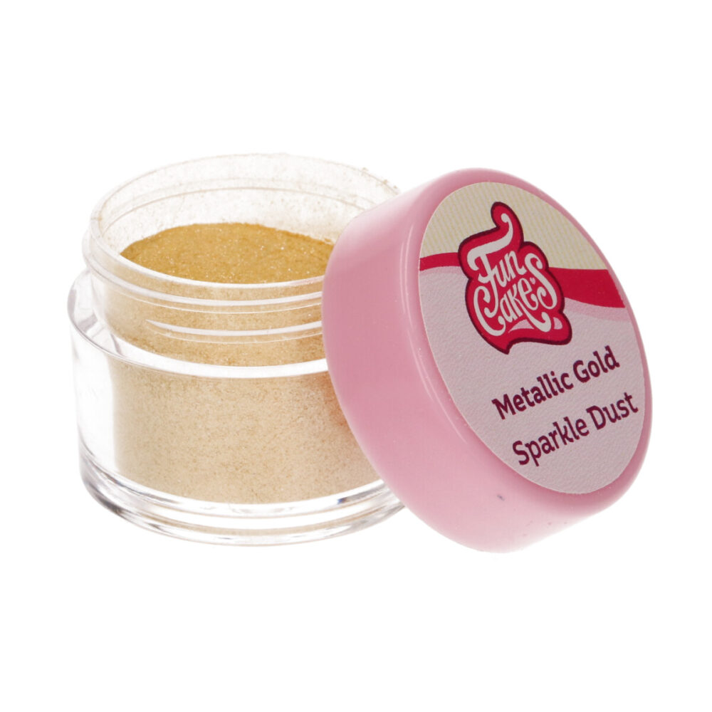 F41025 FunCakes Sparkle Dust Metallic Gold Jar