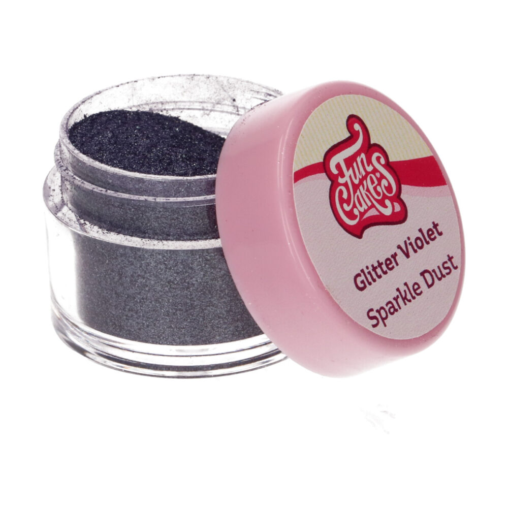 F41045 FunCakes Sparkle Dust Glitter Violet Jar