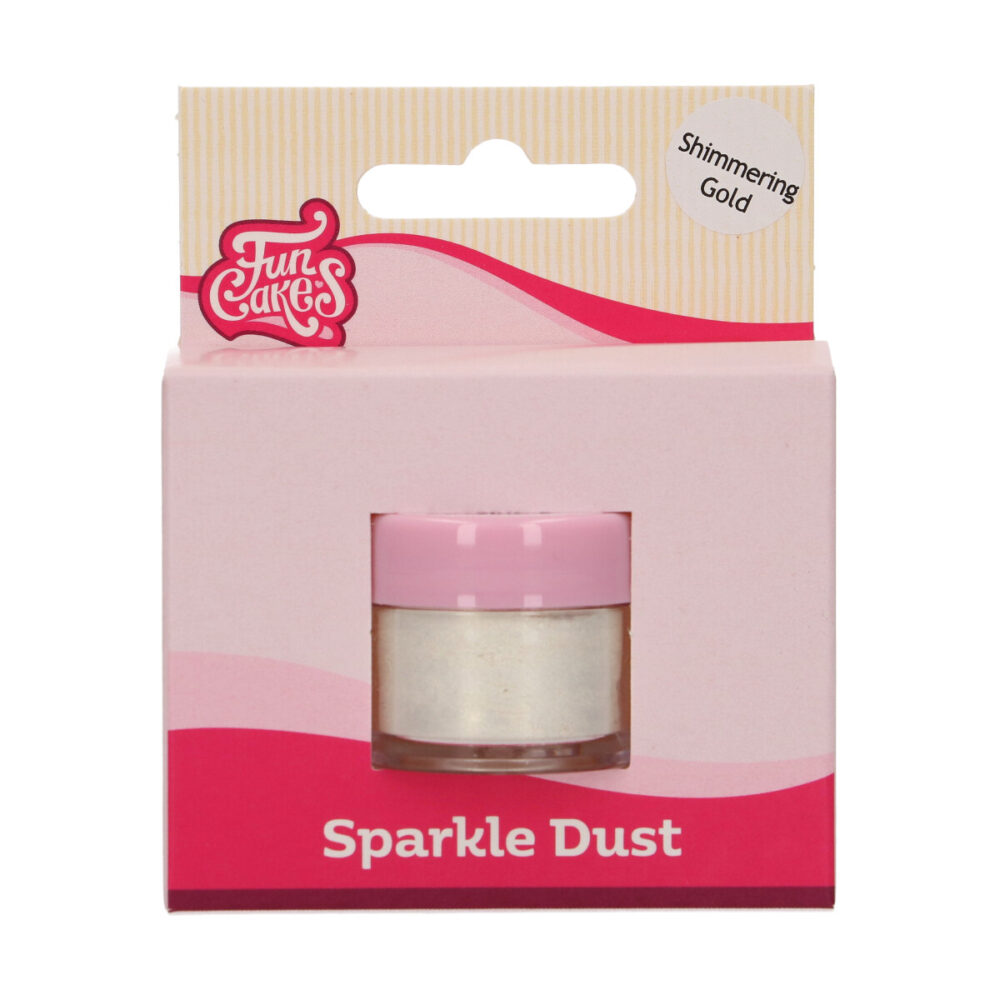 F41060 FunCakes Sparkle Dust Shimmering Gold