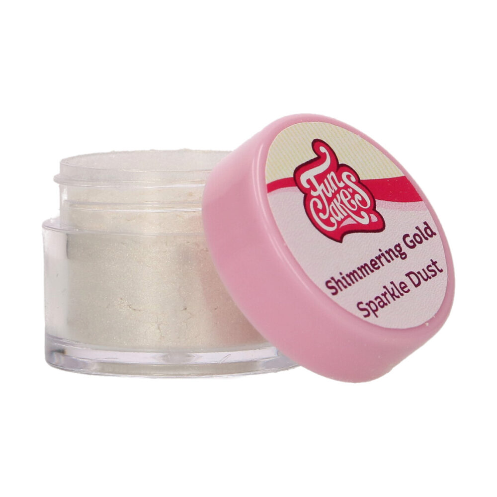 F41060 FunCakes Sparkle Dust Shimmering Gold Jar