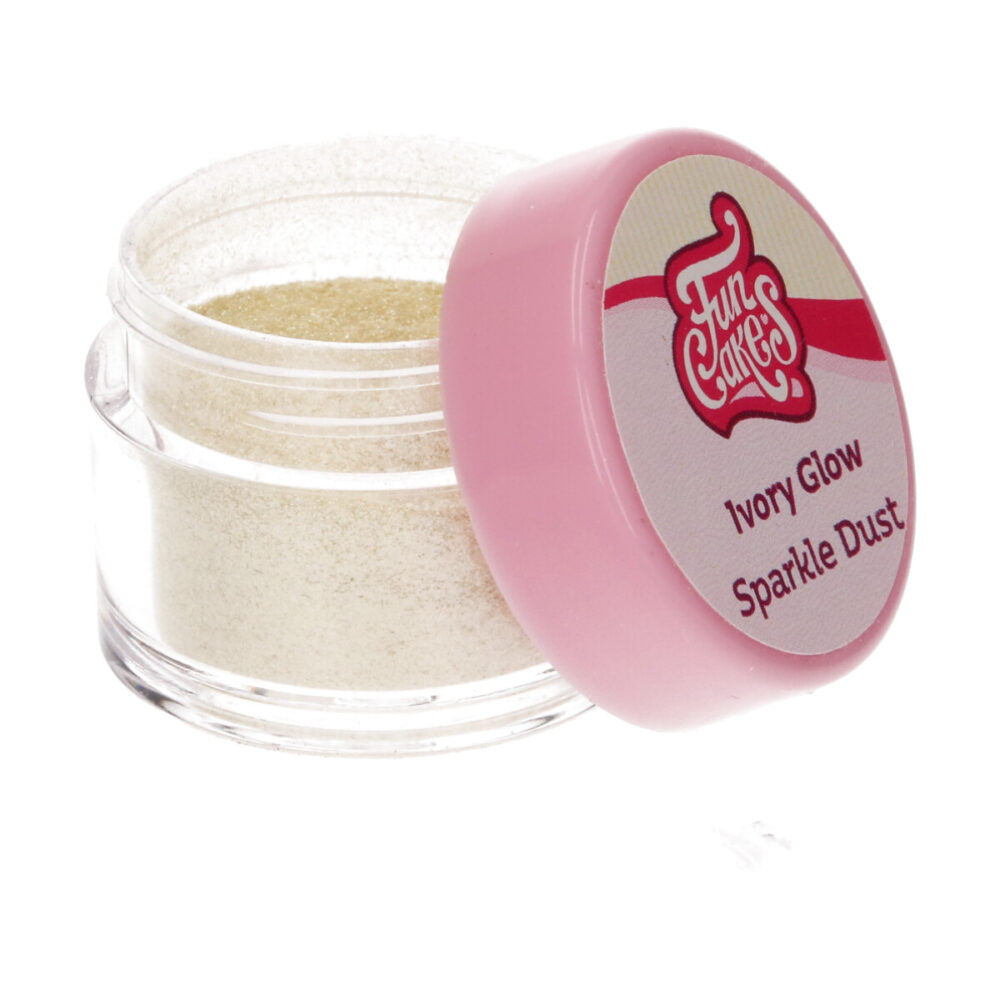 F41065 FunCakes Sparkle Dust Ivory Glow Jar
