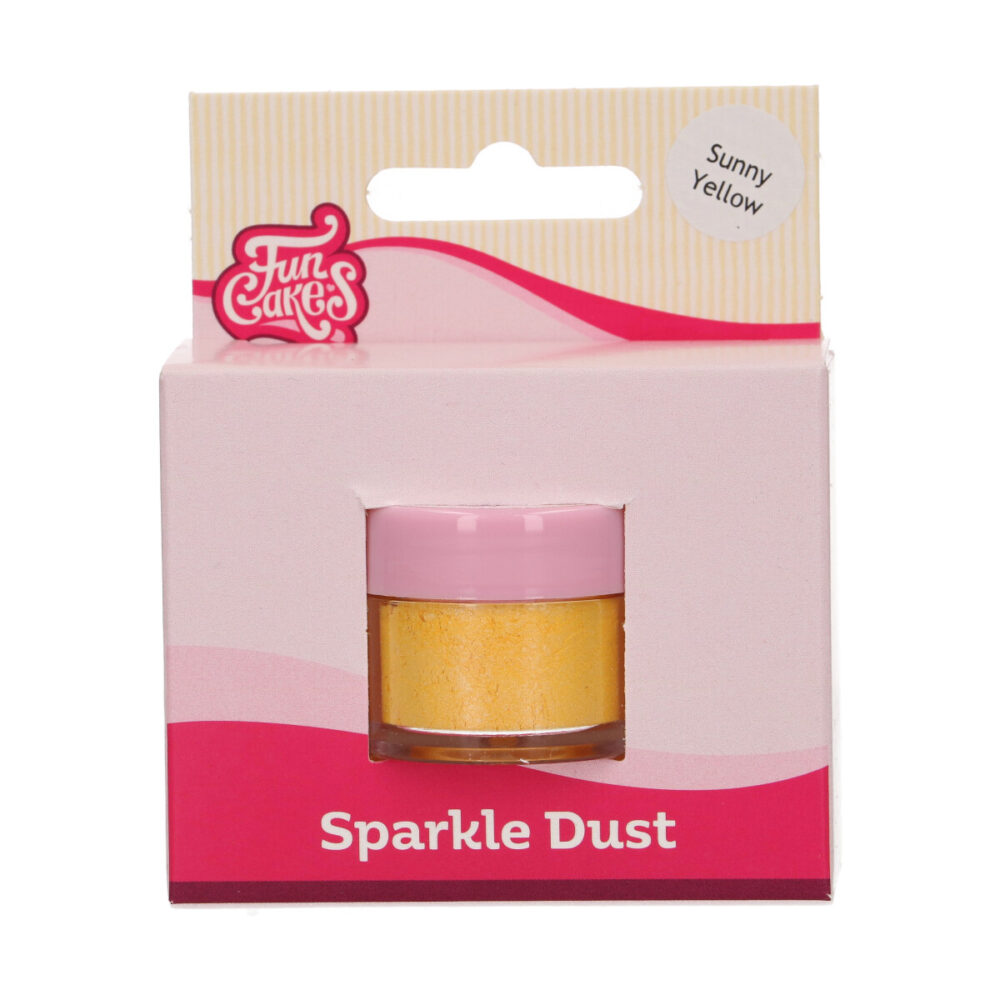 F41080 FunCakes Sparkle Dust Sunny Yellow Packshot Sparkle Dust Sunny Yellow
