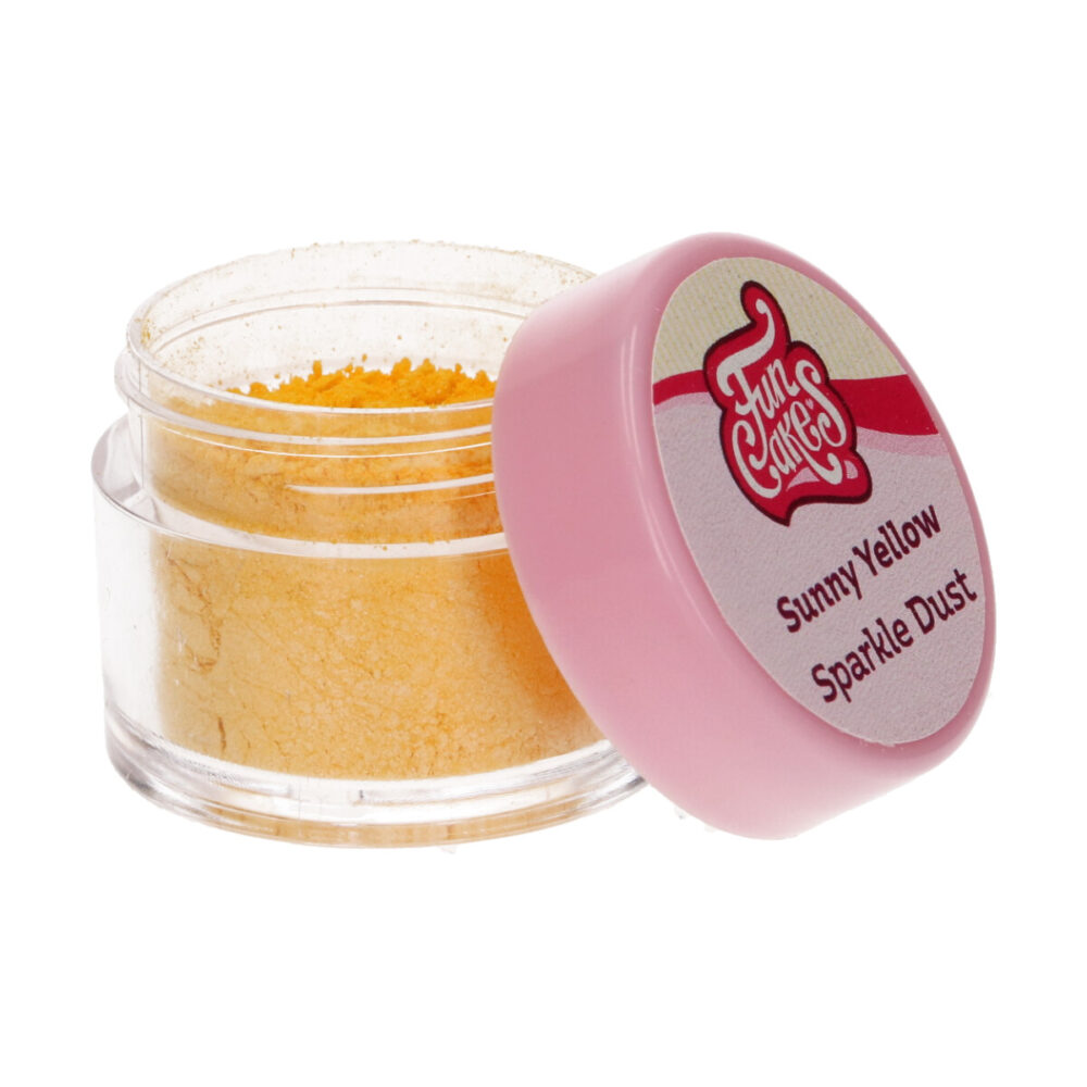F41080 FunCakes Sparkle Dust Sunny Yellow Pot